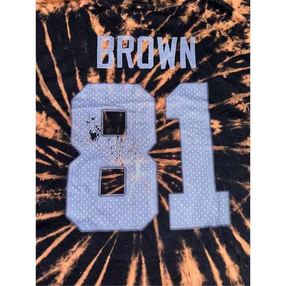 Oakland Raiders Tim Brown Bleached Jersey Tee - Picture 4 of 5